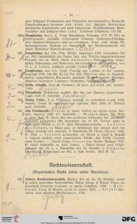 Rechtswissenschaften (Nr. 195-215)