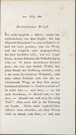 Dreizehnter Brief.