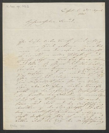 Brief an Giacomo Meyerbeer : 11.04.1845