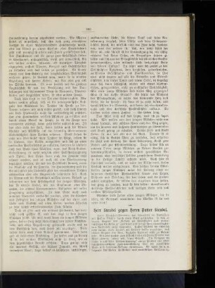 Herr Streudel gegen Herrn Pastor Steudel