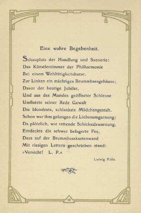 Eine wahre Begebenheit