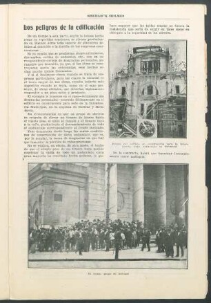 Los peligros de la edificación