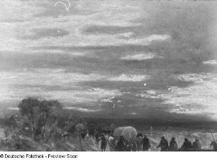 Landschaft mit Karawane