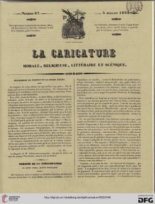 Numéro 87 (5 Juillet 1832)