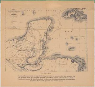 Carte Du Yucatan et Du Guatemala
