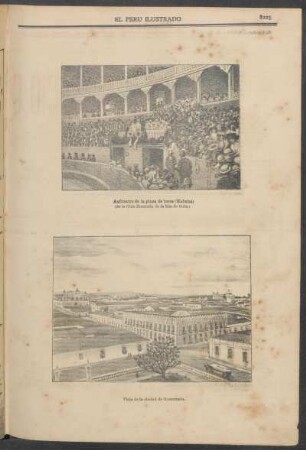 Anfiteatro de la plaza de toros (Habana) : (de la Guía Ilustrada de la Isla de Cuba)