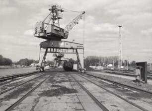 Königs Wusterhausen, Binnenhafen, Hafenbahngleise