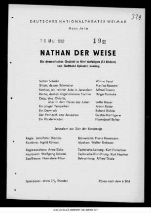 Nathan der Weise