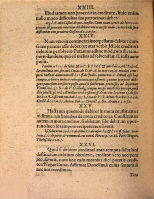 Disp. iur. de mora
