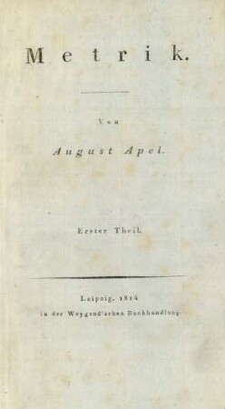 Theil 1: Metrik