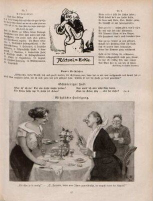 "Rätsel-Ecke" "Mißglückte Huldigung"