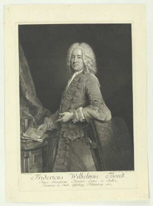 Bildnis des Fridericus Wilhelmus Borck