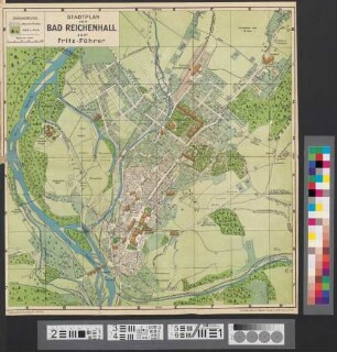 Stadtplan von Bad Reichenhall zum Fritz-Führer