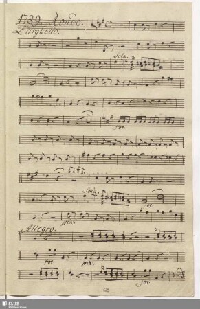 1789. Rondo: Sventurata in quest'istante / Fabrizi, V.