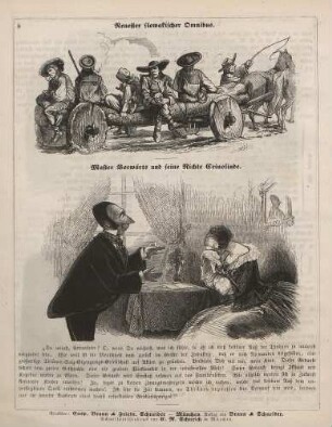 "Neuester slowakischer Omnibus" "Master Vorwärts und seine Nichte Crinolinde"