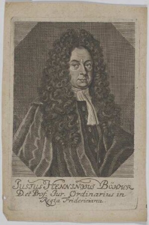 Bildnis des Justus Henningius Böhmer