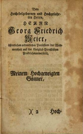 Johann August Unzers der Arzneiwissenschaft Doctors Philosophische Betrachtung des menschlichen Körpers überhaupt