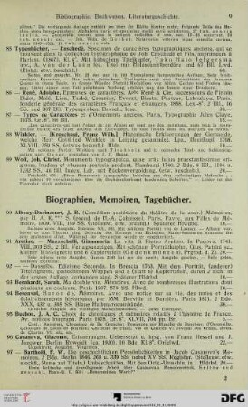 Biographien, Memoiren, Tagebücher (Nr. 90-137)