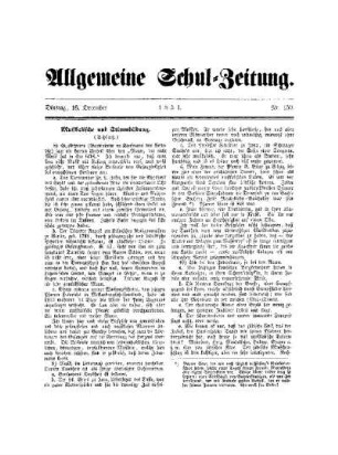 Musikalische und Stimmbildung : (Schluß)