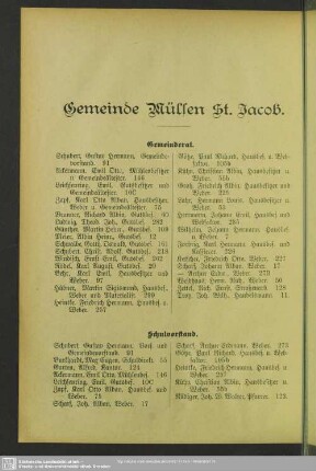 Gemeinde Mülsen St. Jacob