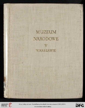 9: Rocznik Muzeum Narodowego w Warszawie