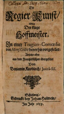 Die Regier-Kunst