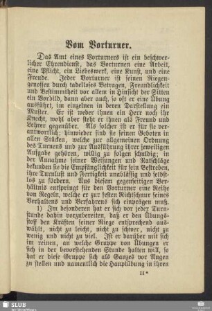 Vom Vorturner