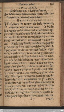 Ad L.LXXXI. Papinianus lib. 3 Responsorum