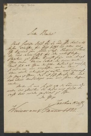 Brief an Franz Brendel : 04.01.1853