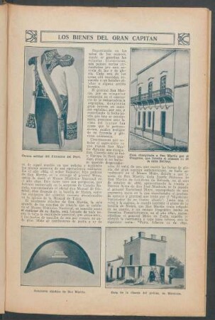 Los bienes del "Gran Capitán"