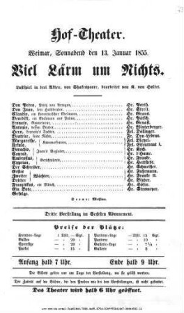 Viel Lärm um Nichts