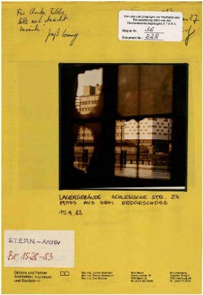Foto-Dokumentation: Lagergebäude               Schlesische Str. 27