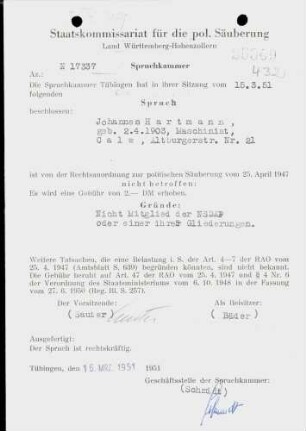Hartmann, Johannes