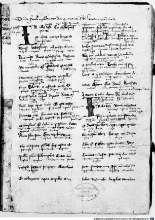 Lectiones evangeliorum cum glossis. Expositiones hymnorum et sequentiarum - BSB Clm 14184