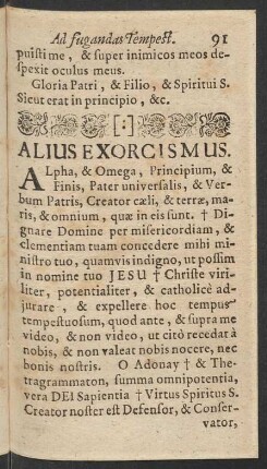 Alius Exorcismus.