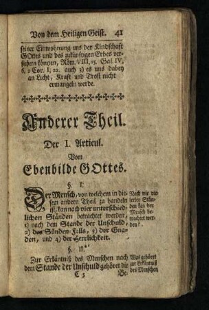 Anderer Theil: [ Artic. I - XXVII ]
