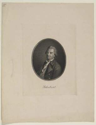 Bildnis des Christian Friederich Daniel Schubart
