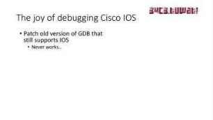 1-day exploit development for Cisco IOS