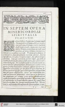 In septem opera misericordiae spiritvalia