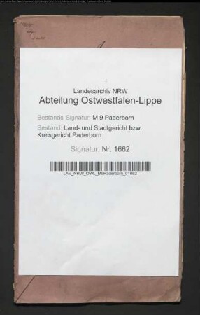 Erblasser: Everken, Gertrud, geb. Hesse: