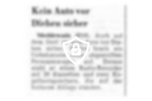 Kein Auto vor Dieben sicher