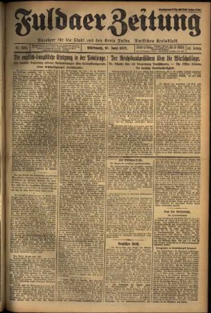 Ausgabe vom Mittwoch, den 10. Juni 1925.