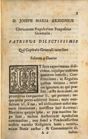 Constitutiones et decreta Congregationis Clericorum regularium