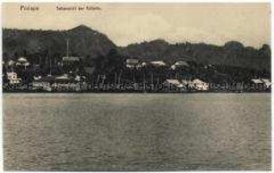 Ansicht von Kolonia auf der Insel Pohnpei (Ponape)