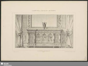 Dekoration und Möbel in der Innenarchitektur