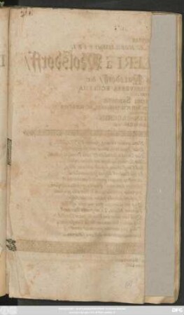 Ad Exequias Reverendissimi, Magnifici Ac Nobilissimi Viri, Dn. Jacobi Welleri a Molsdorff/ Haereditarii In Karsdorff/ &c. Theologi Summi, Et De Universa Ecclesia Aprime Meriti ... Academiae Wittenbergensis Lugubre Carmen