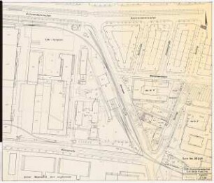 Gartenanlage Siemens & Halske, Berlin-Siemensstadt: Planungsunterlage Gebäudegruppe 11, 2: Lageplan 1:500