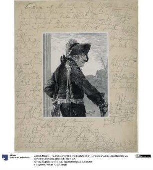 Friedrich der Große, mit ausführlichen Korrekturanweisungen Menzels. Zu Scherr's Germania