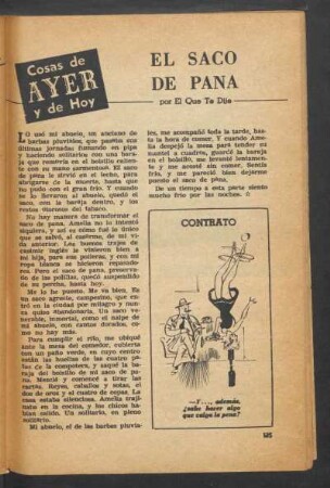 El saco de pana
