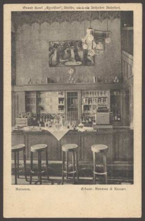 Ansichtskarte Bar Hotel Excelsior, Stresemannstraße 78 [1/2]
